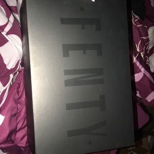 Rihanna Fenty Black Velvet Creepers